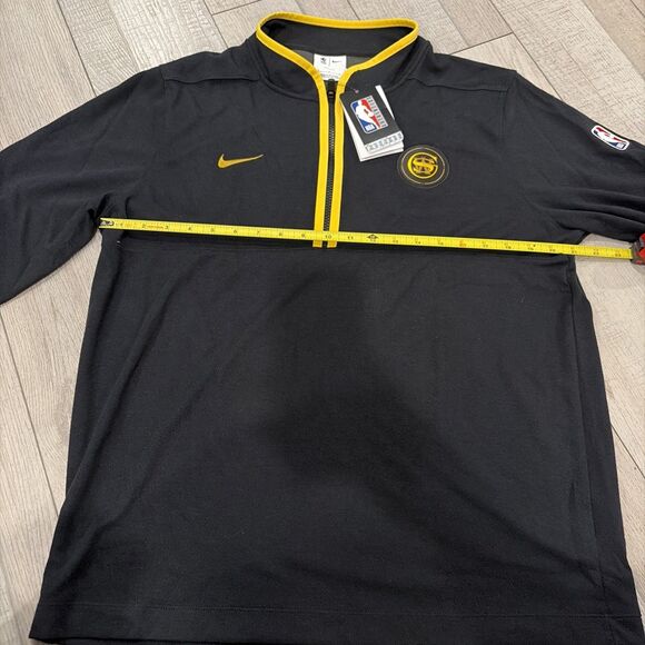NWT Golden State Warriors 1/4 Zip Pullover Men L Nike Dri Fit NBA City Edition - Picture 7 of 9